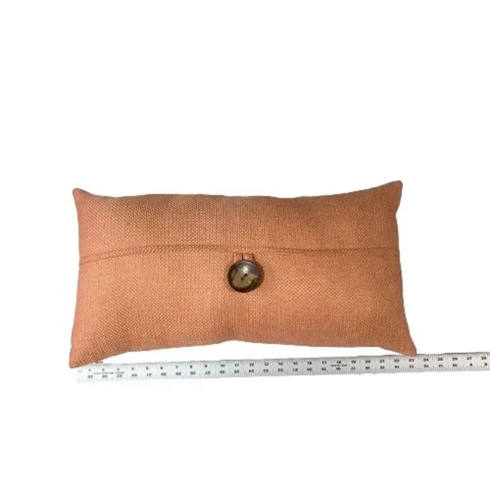 Decorative Pillow Button Accent Throw Pillow Home Decor
